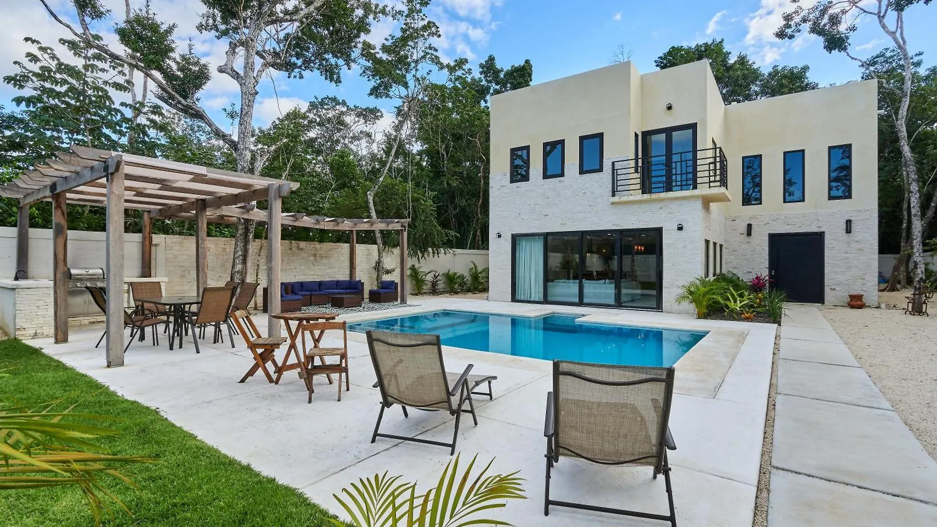 Villa Tortuga Lux 4 Bdr Big Garden*Pool *Cenote Tulum